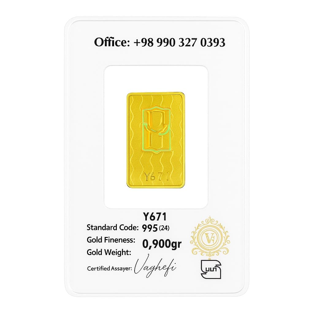 شمش طلا 900 سوتی 24عیار - 3